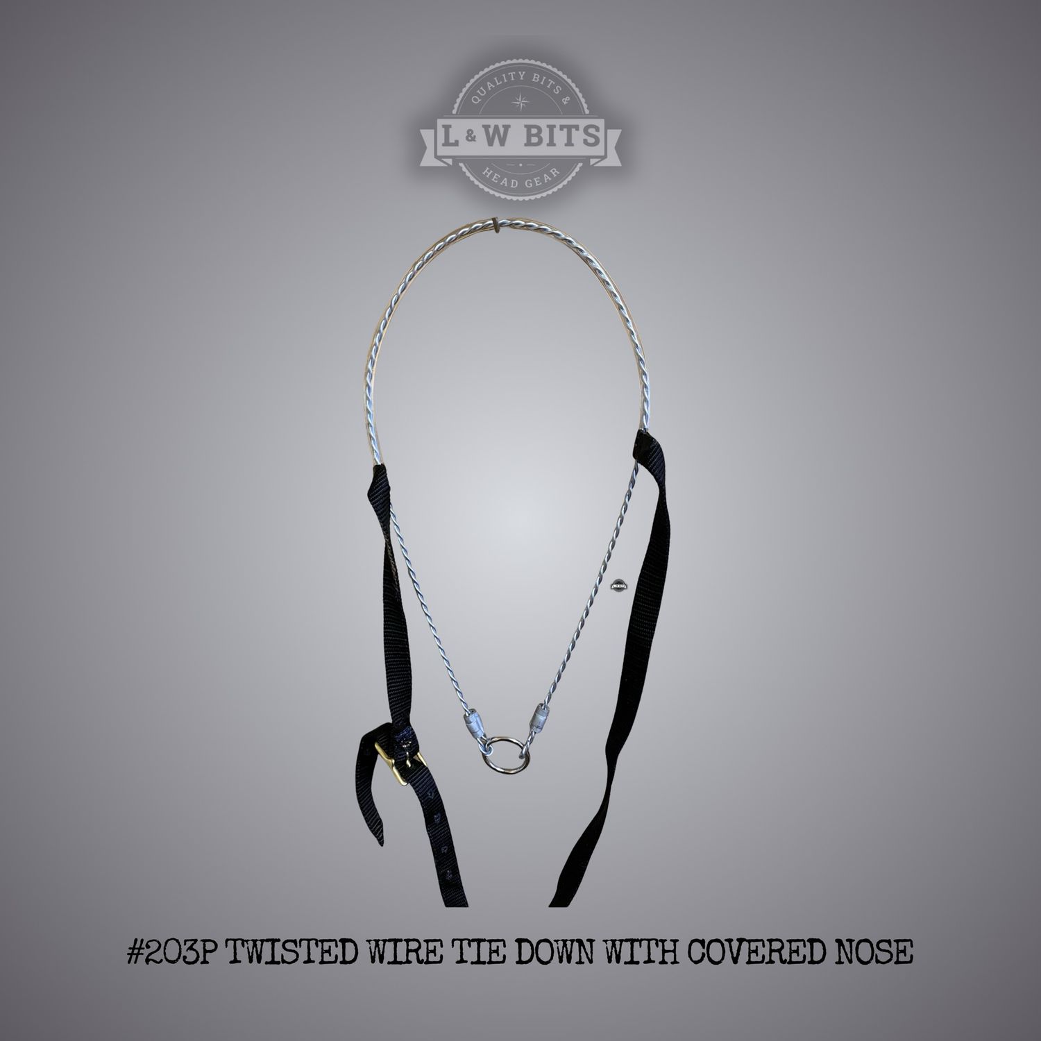 #203P Twisted Wire Tie Down With Covered Nose
