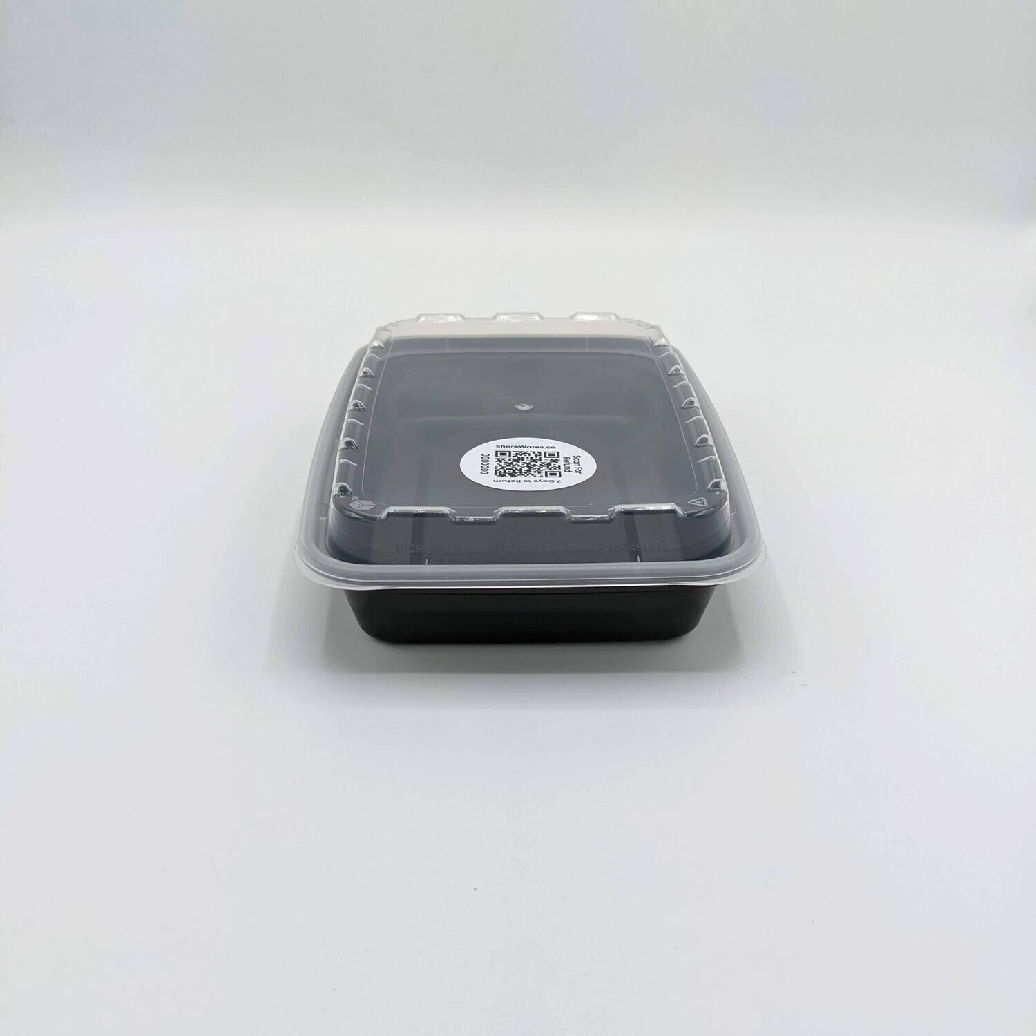 Black Reusable Takeout Container (12 oz)