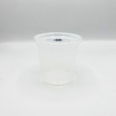 Clear Reusable Container (24 oz) Clear Reusable Container (24 oz)