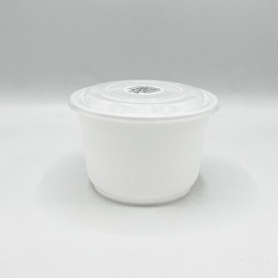 White Reusable Takeout Container (34 oz)