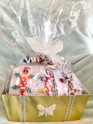 Lucky Lizard Send-A-Smile Basket - Superman Design