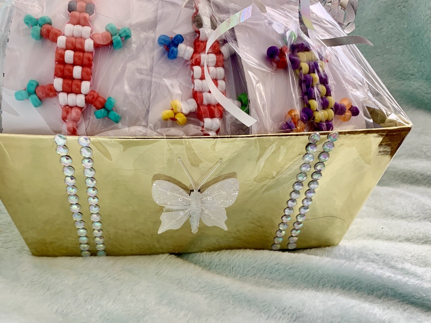 Lucky Lizard Send-A-Smile Basket - Superman Design