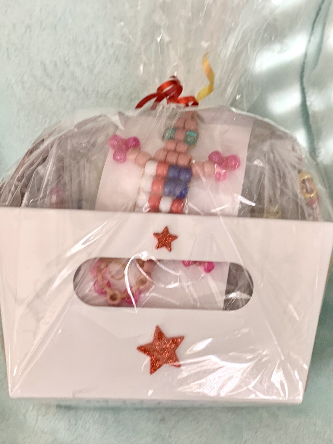 Lucky Lizard Send-a-Smile Basket - American Flag Design