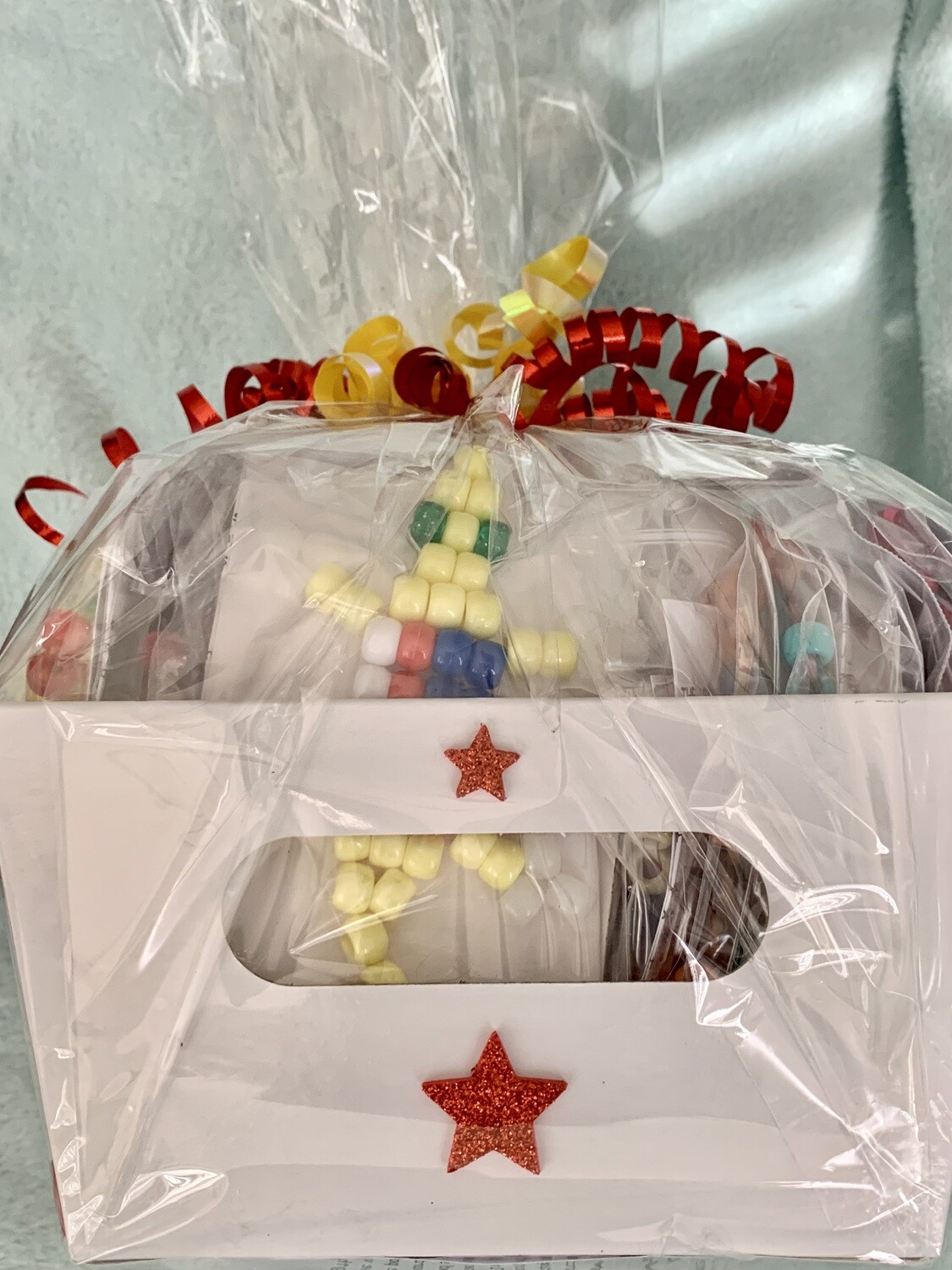 Lucky Lizard Send-a-Smile Basket - American Flag Design