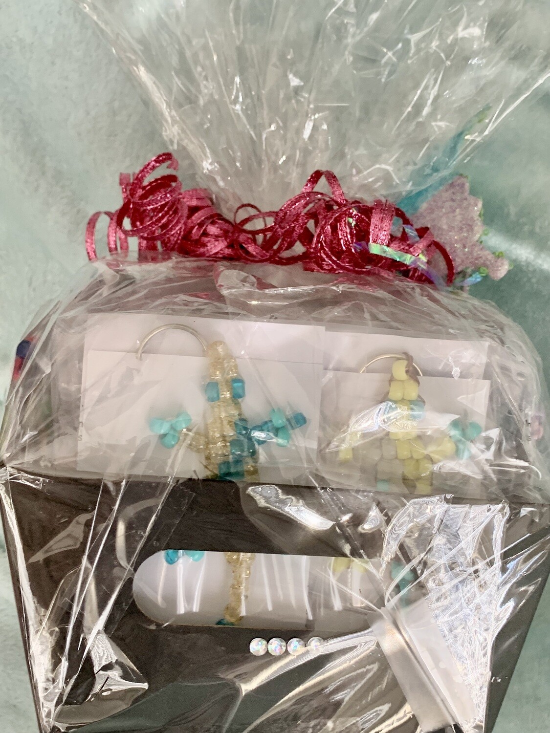 LUCKY LIZARD SEND-A-SMILE BASKET - Double Diagonal Design