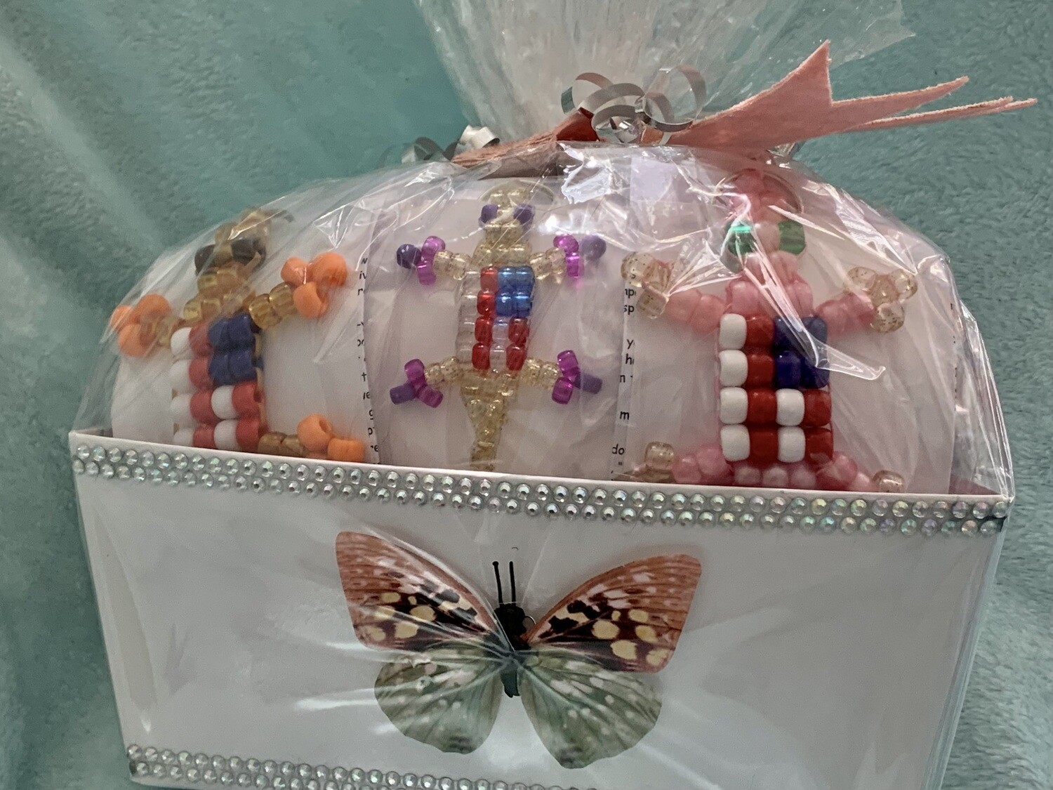 Lucky Lizard Send-A-Smile Basket - American Flag Design