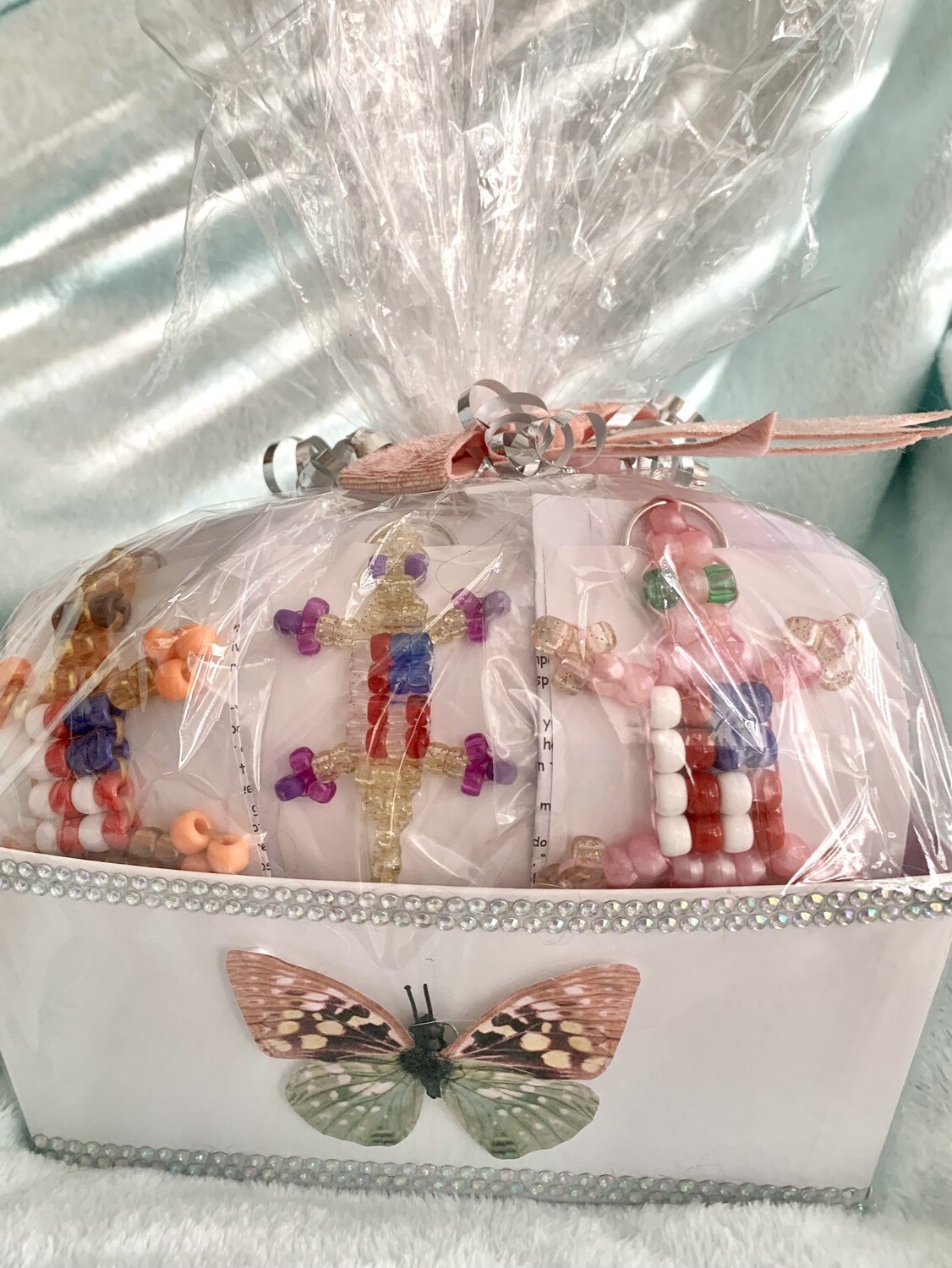 Lucky Lizard Send-A-Smile Basket - American Flag Design