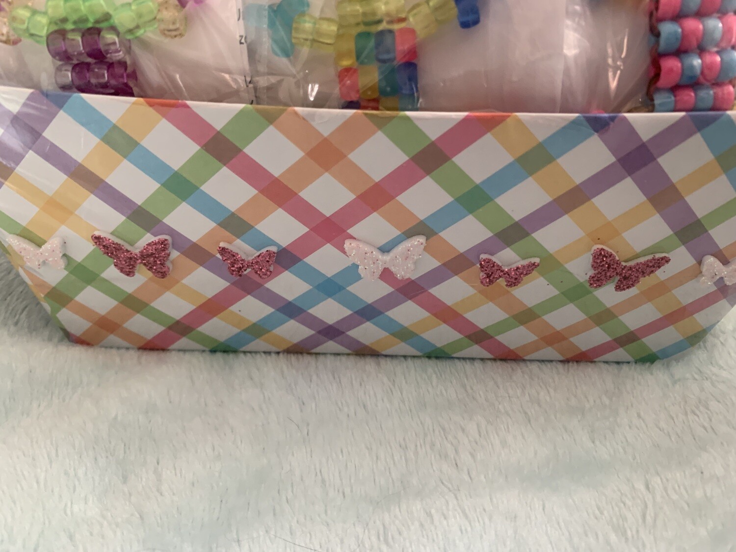 Lucky Lizard Send-A-Smile Project Basket - Checkerboard Design