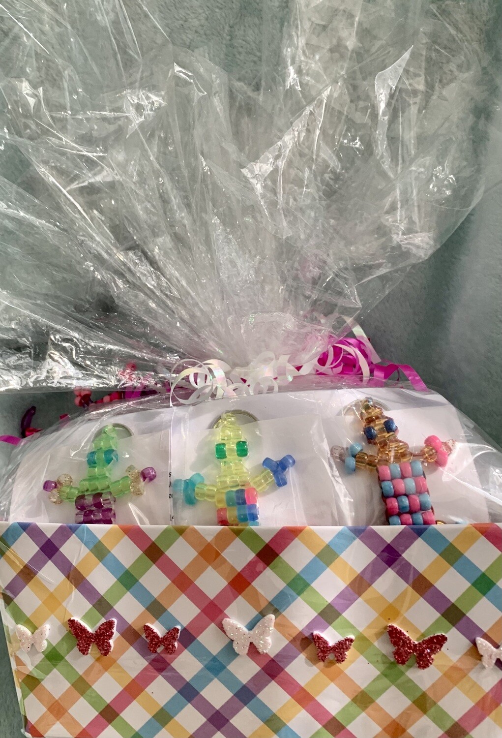 Lucky Lizard Send-A-Smile Project Basket - Checkerboard Design