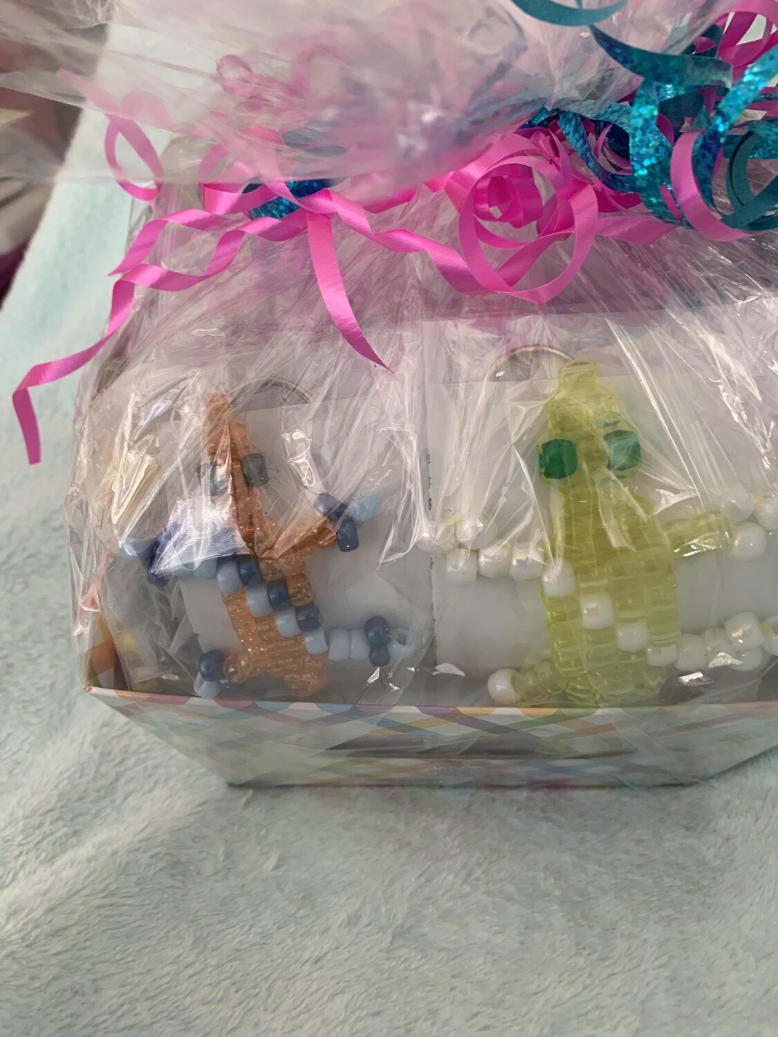 Lucky Lizard Send-a-Smile Basket - Single Diagonal &amp; Double Diagonal Design