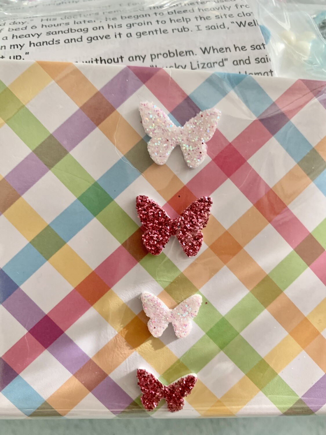 Lucky Lizard Send-A-Smile Project Basket - Checkerboard Design