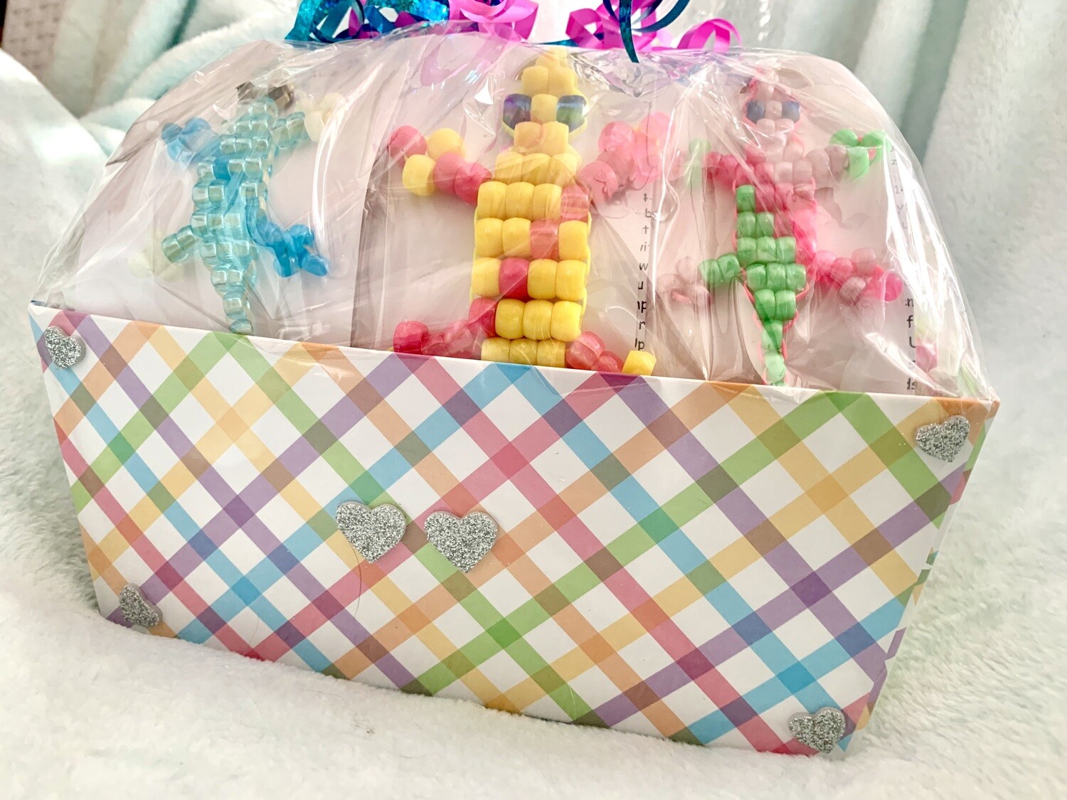 Lucky Lizard Send-a-Smile Basket - Single Diagonal &amp; Double Diagonal Design