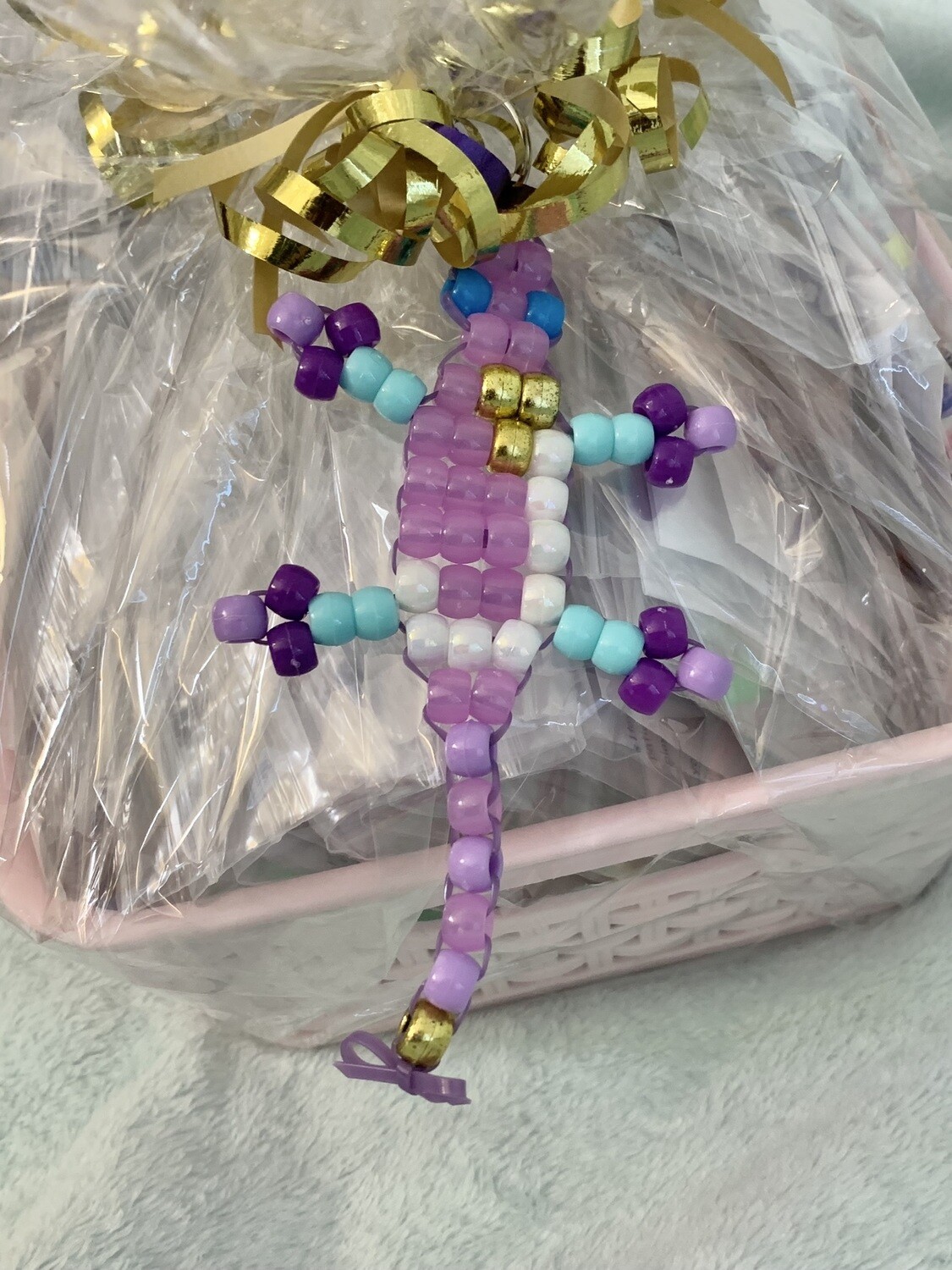 Lucky Lizard Send-a-Smile Basket- Love the Journey Design