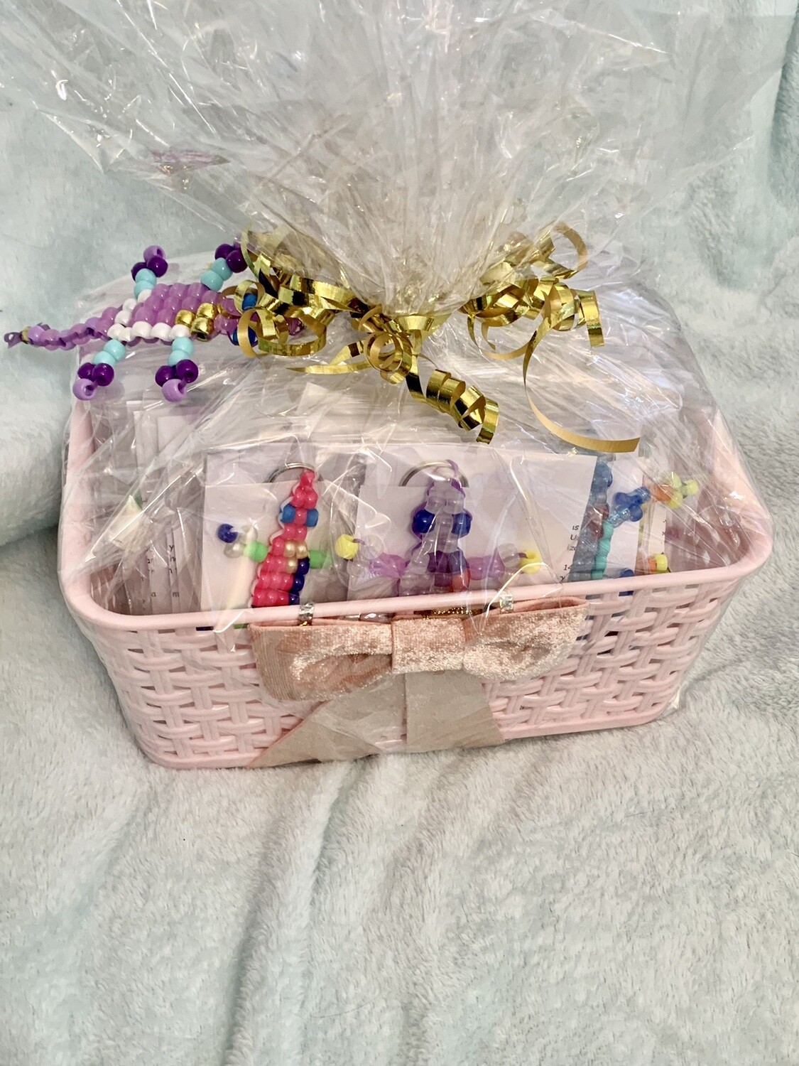 Lucky Lizard Send-a-Smile Basket- Love the Journey Design