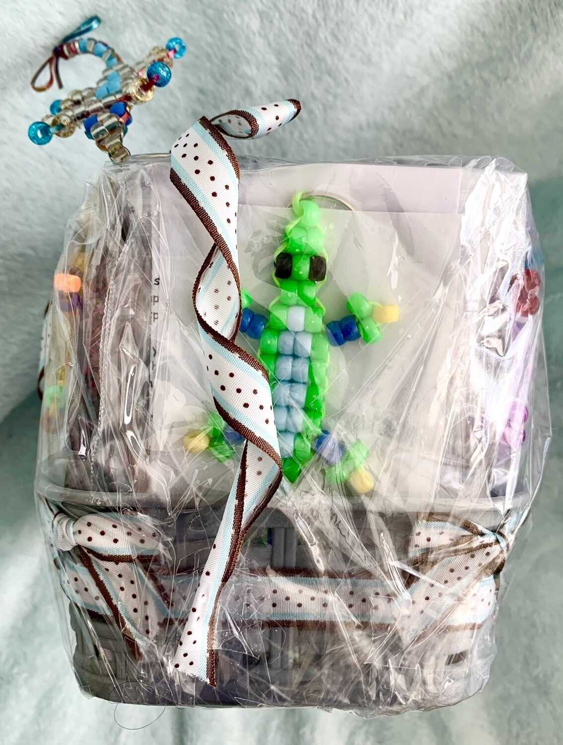 Lucky Lizard Send-A-Smile Basket - Original Design