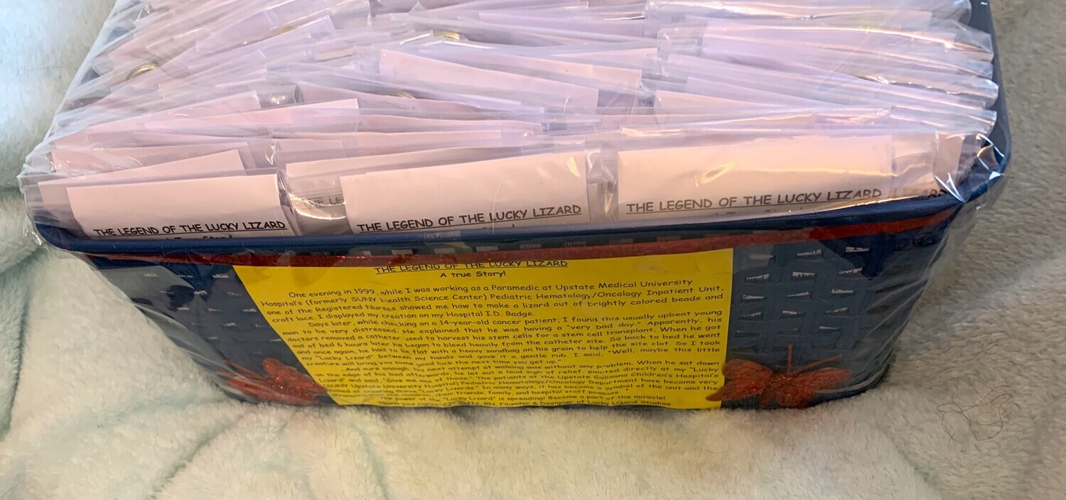 Lucky Lizard Send-a-Smile Basket - Original Design