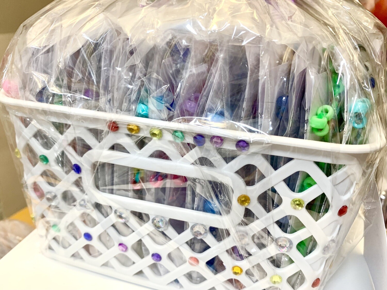 Lucky Lizard Send-A-Smile Basket - Awareness Ribbon Design