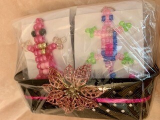 Lucky Lizard Send-A-Smile Basket - Pink Bubble &amp; Pink Bubble Journey Designs