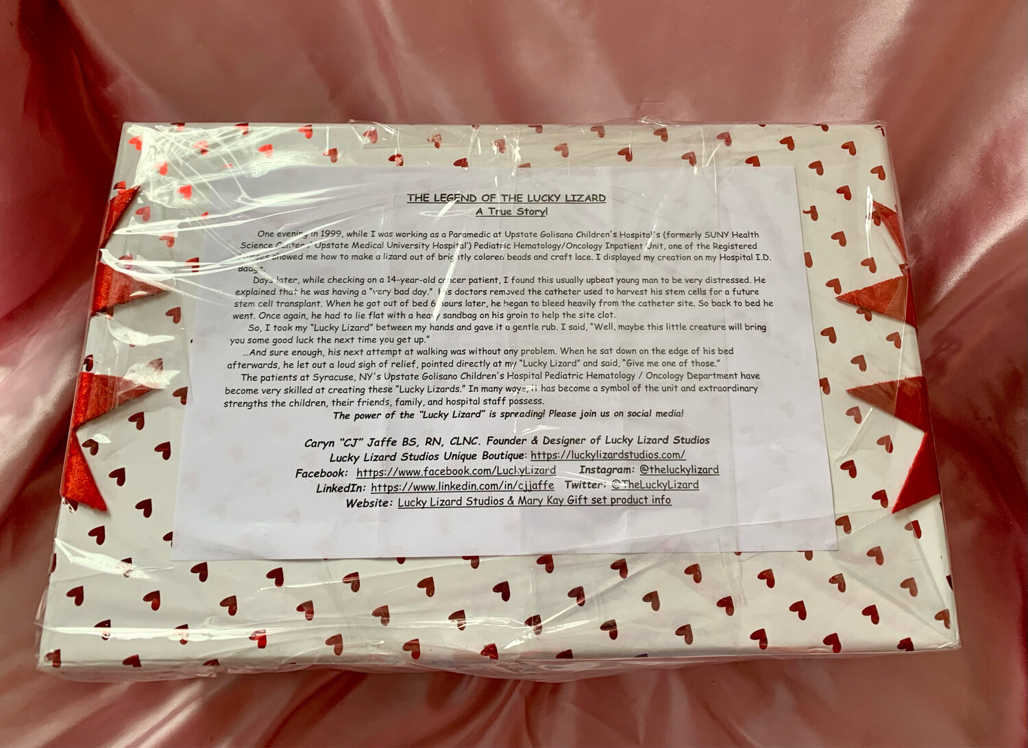 Lucky Lizard Send a Smile Box- Superman Design