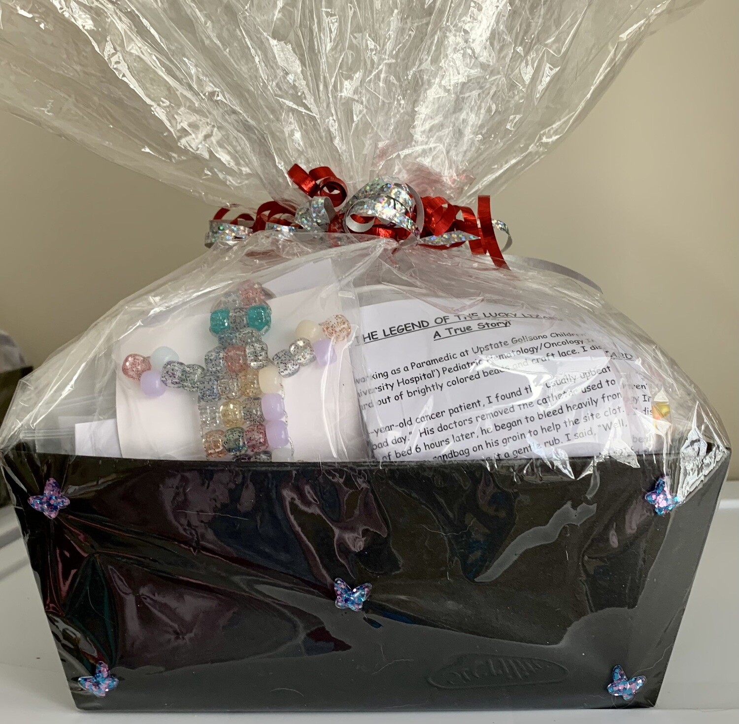 Lucky Lizard Send-A-Smile Basket - Joy Design