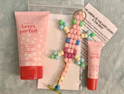 &#39;Emotion Lotion&#39; And a Lucky Lizard Gift Set Featuring LTD ED Mary Kay® Berry Parfait Scented Hand Lotion &amp; Lip Balm.