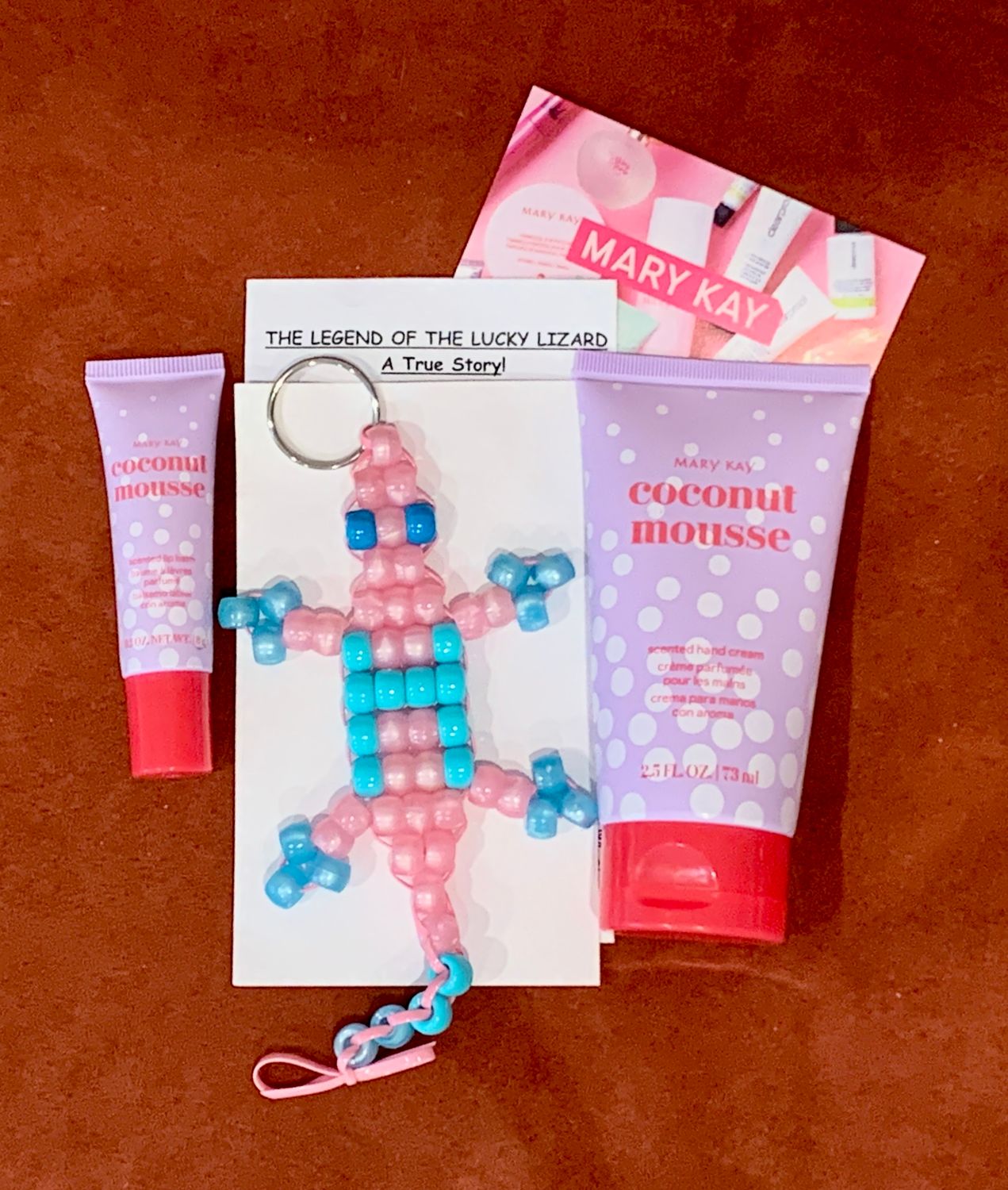 Lucky Lizard Emotion Lotion Gift Set - Coconut Mousse Scented Hand Cream &amp; Lip Balm
