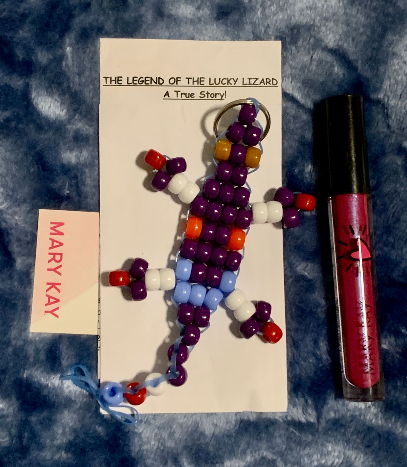 LUCKY LIZARD &amp; A  LIP GLOSS FEATURING LTD ED MARY KAY HOPEFUL LILAC