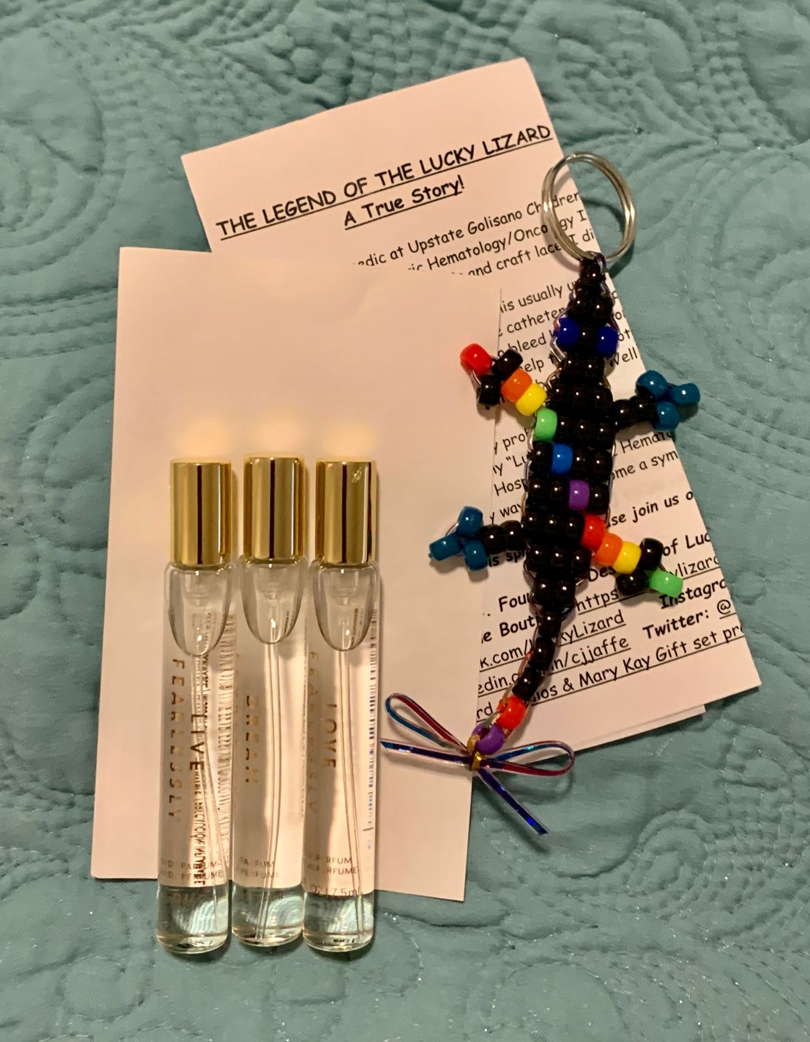 Lucky Lizard Send-A-Smile Women's Fragrance Sampler Gift Set