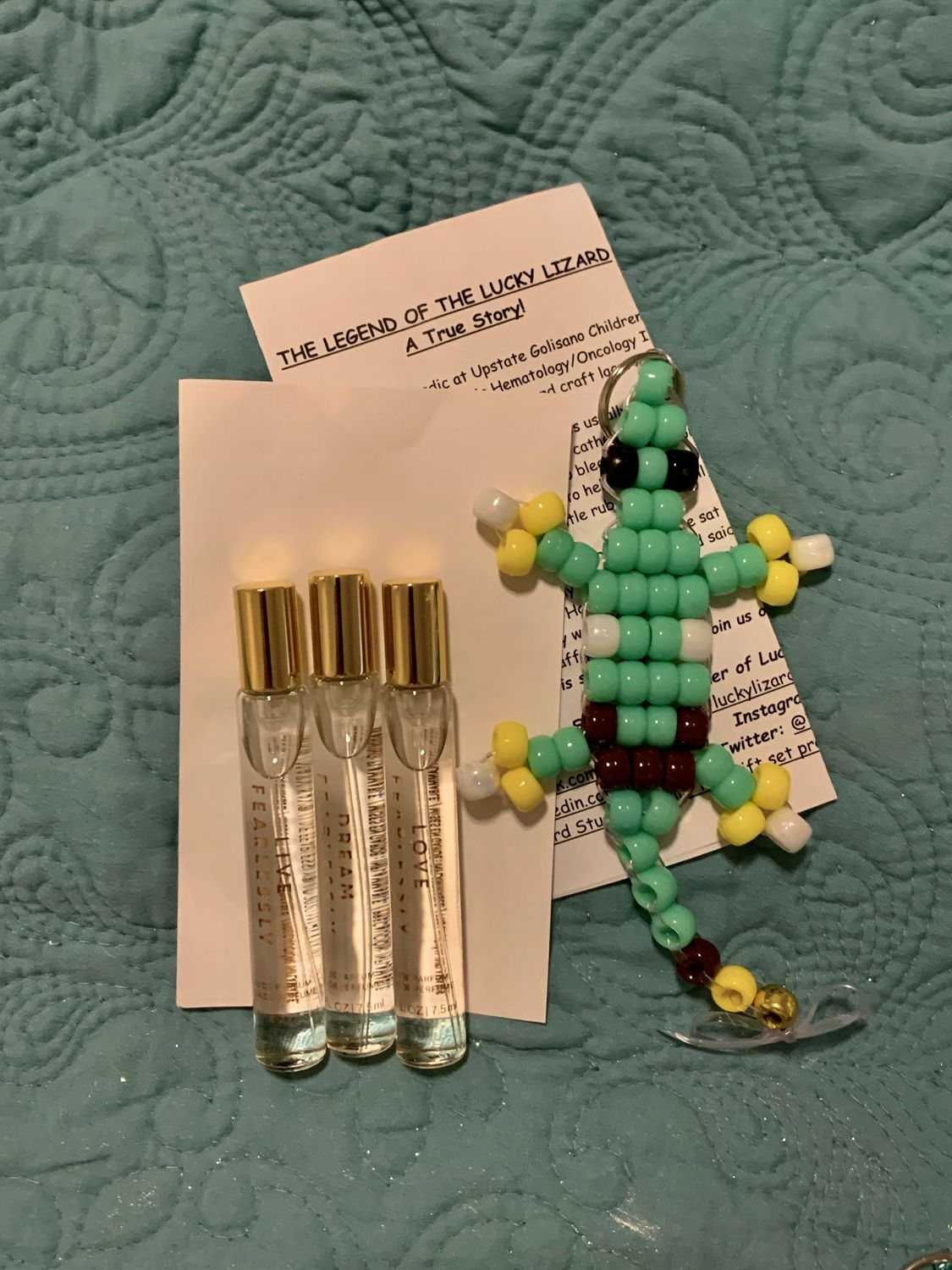 Lucky Lizard Send-A-Smile Women's Fragrance Sampler Gift Set