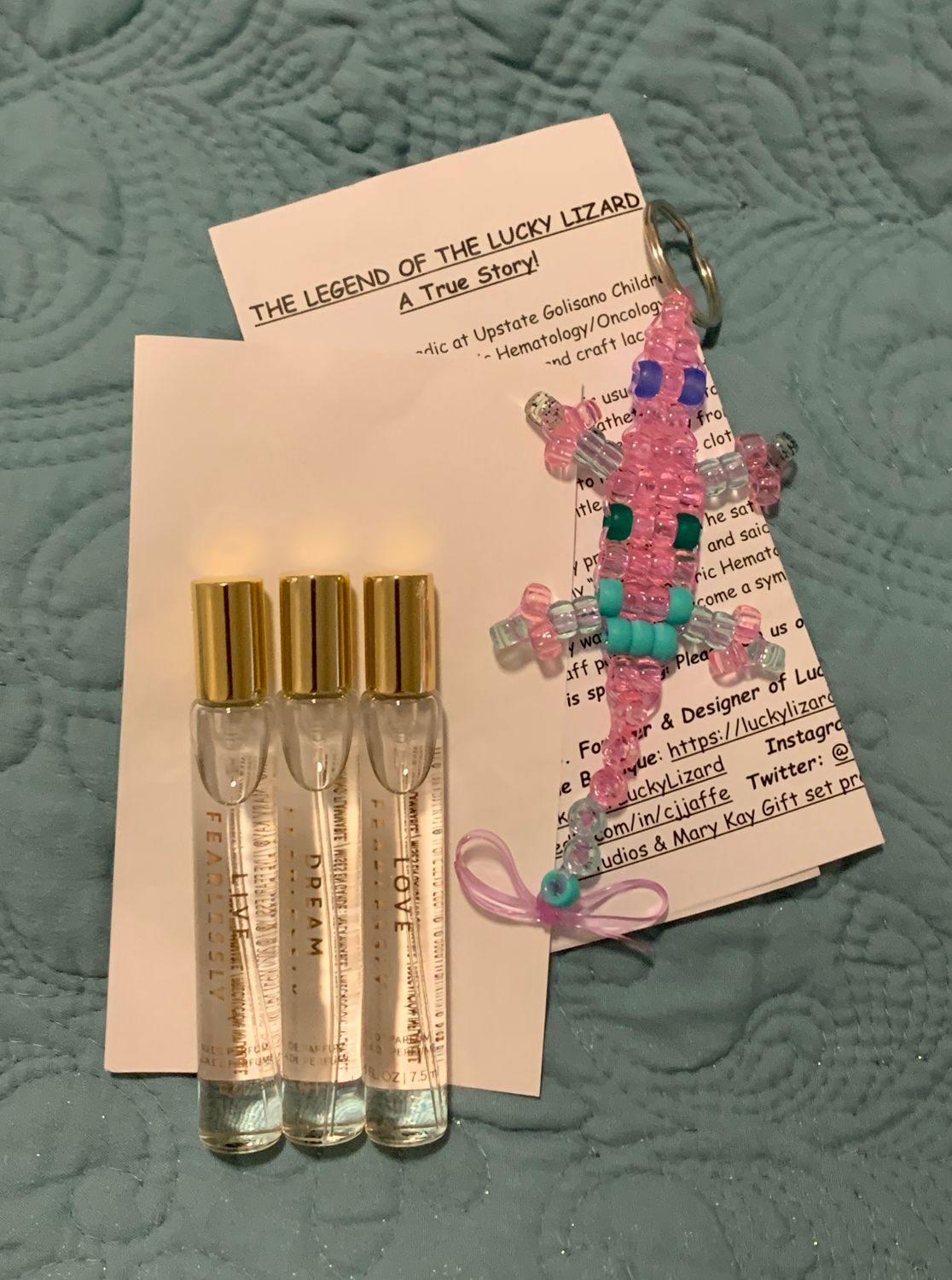 Lucky Lizard Send-A-Smile Women's Fragrance Sampler Gift Set