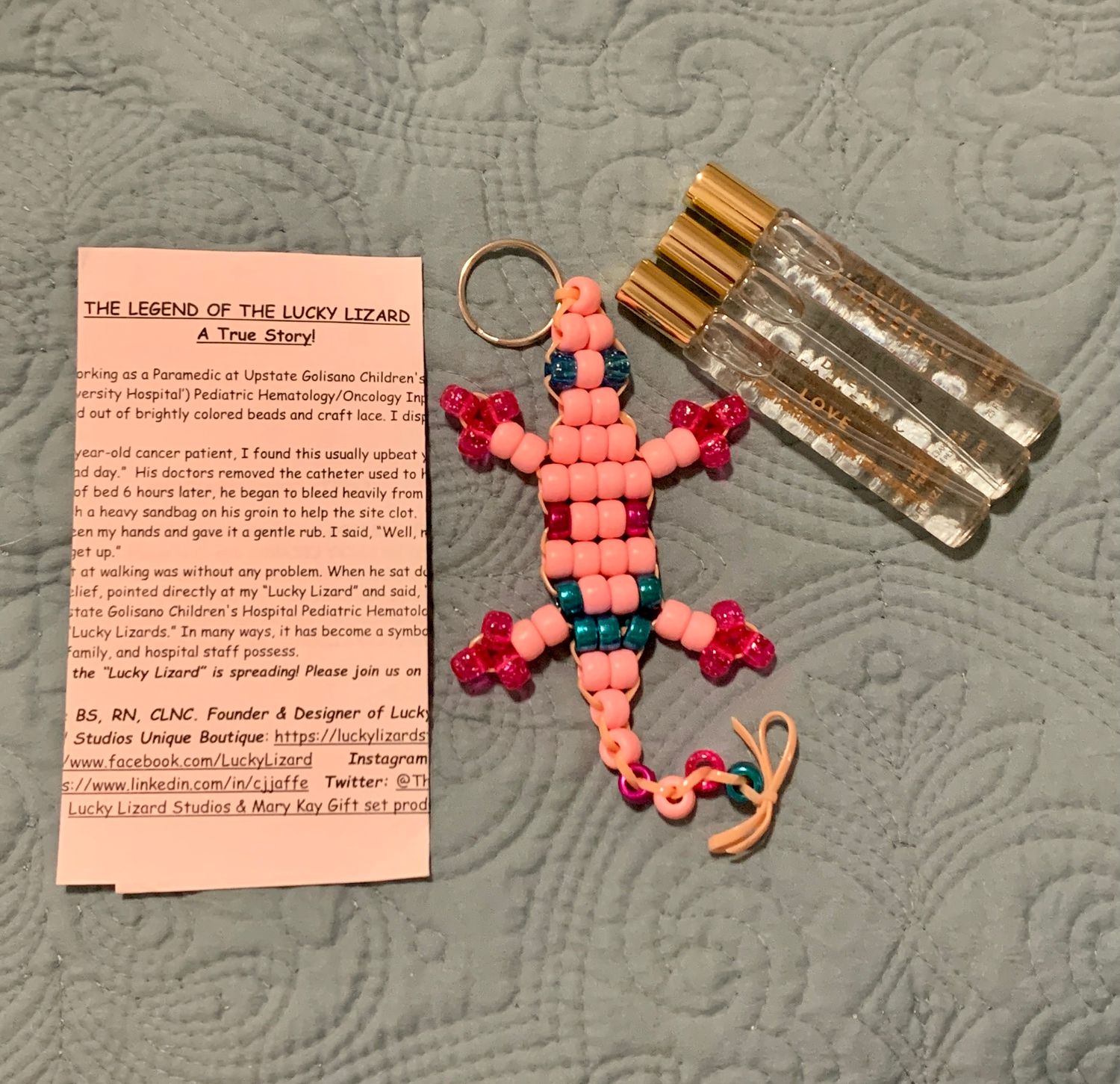 Lucky Lizard Send-A-Smile Women's Fragrance Sampler Gift Set