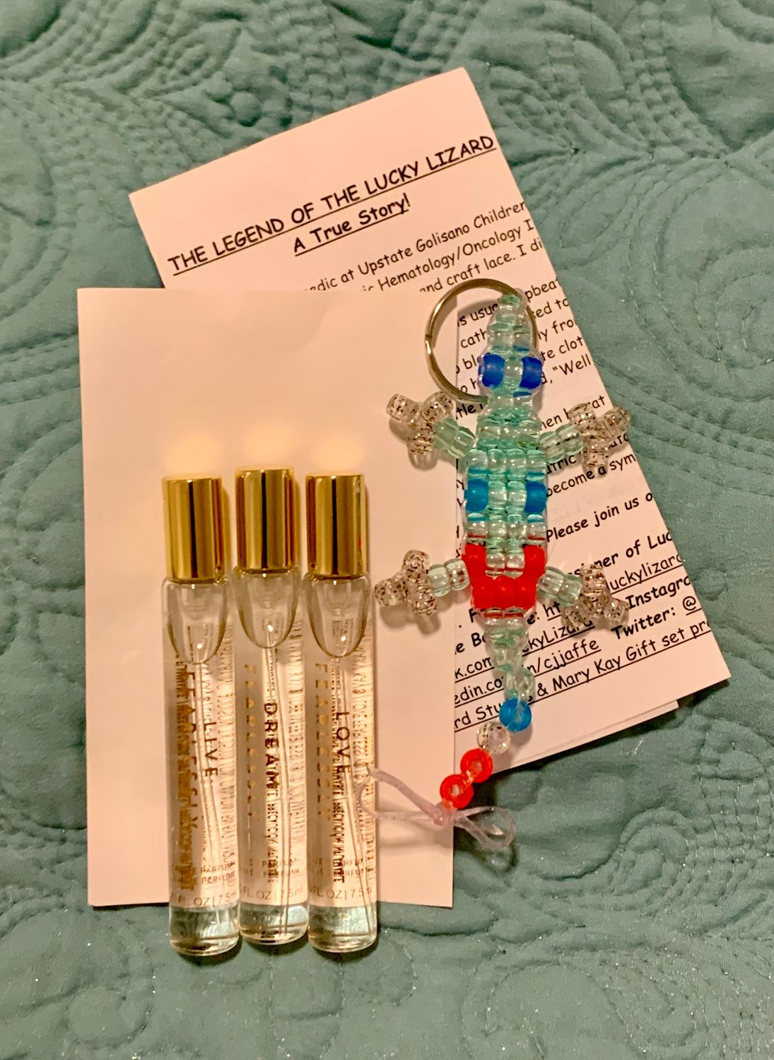 Lucky Lizard Send-A-Smile Women's Fragrance Sampler Gift Set