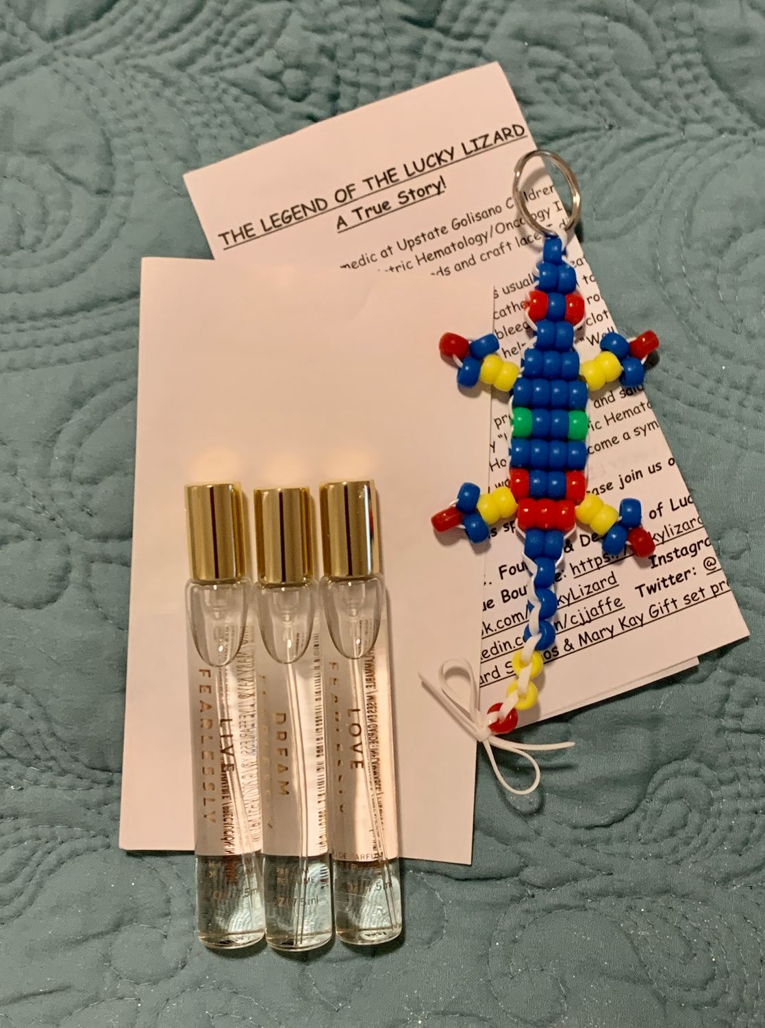 Lucky Lizard Send-A-Smile Women's Fragrance Sampler Gift Set