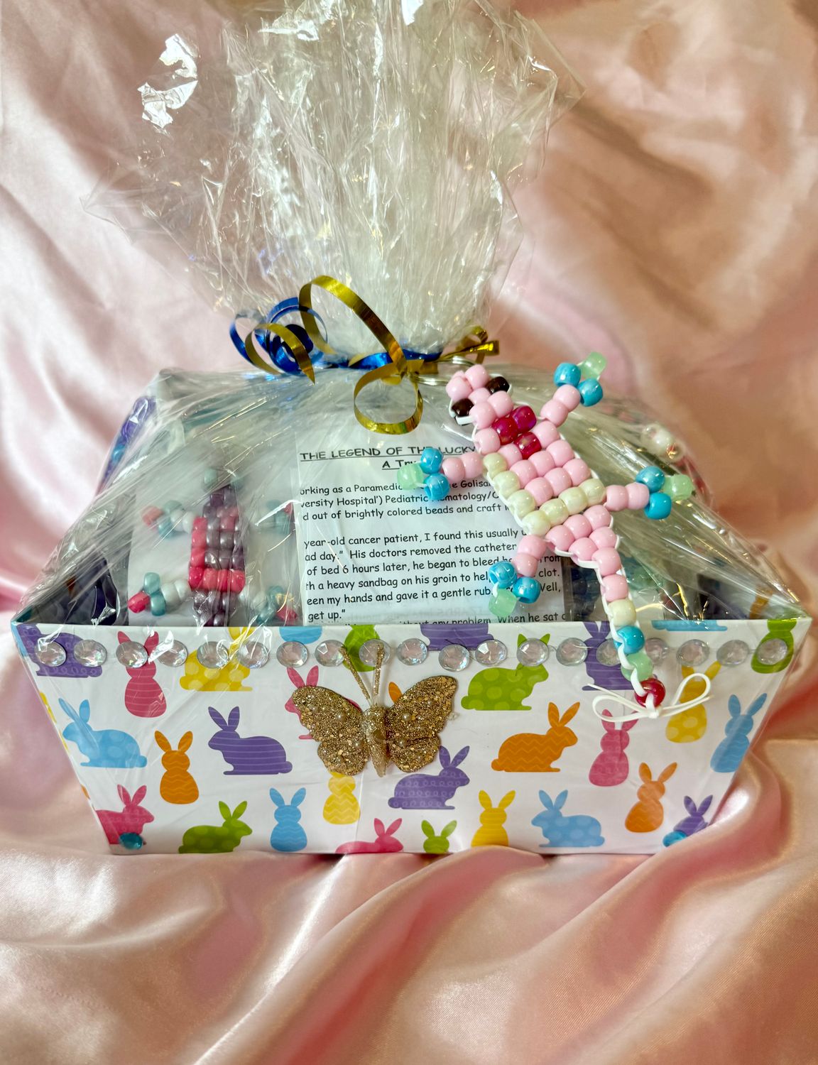Lucky Lizard Send-a-Smile Basket - Love is Love Design