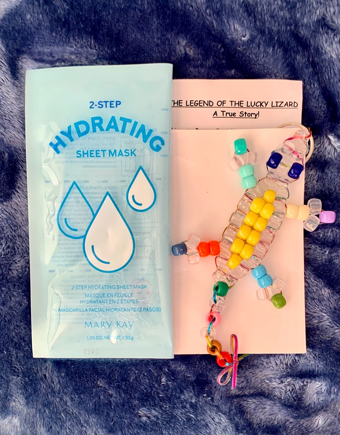 Lucky Lizard "Honor Your Masked Heroes" Gift Set Featuring a Ltd Ed Mary Kay 2-Step Hydrating Sheet Mask