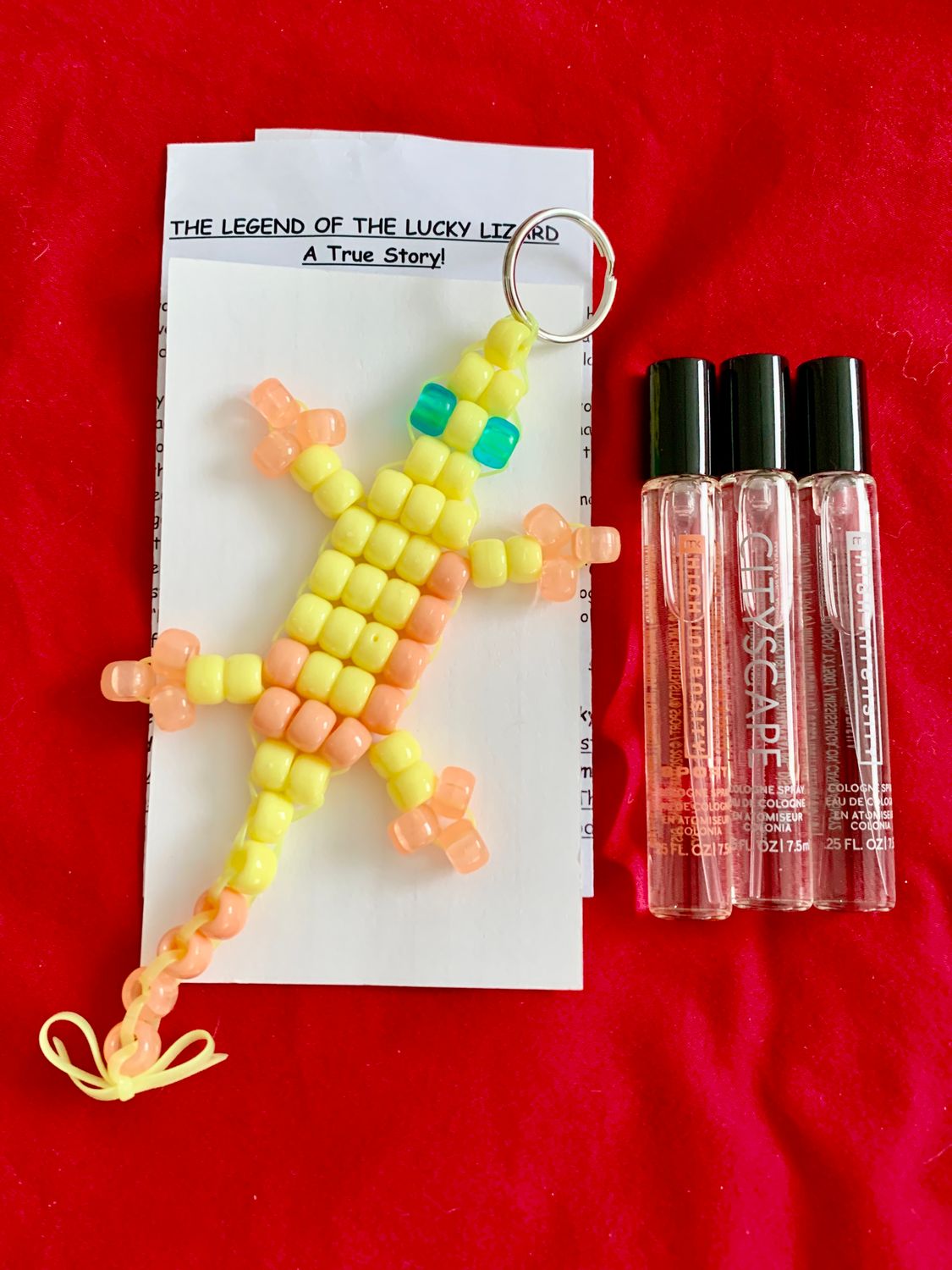 Lucky Lizard Send-A-Smile Gift Set Featuring Mary Kay Men's Fragrance Sampler