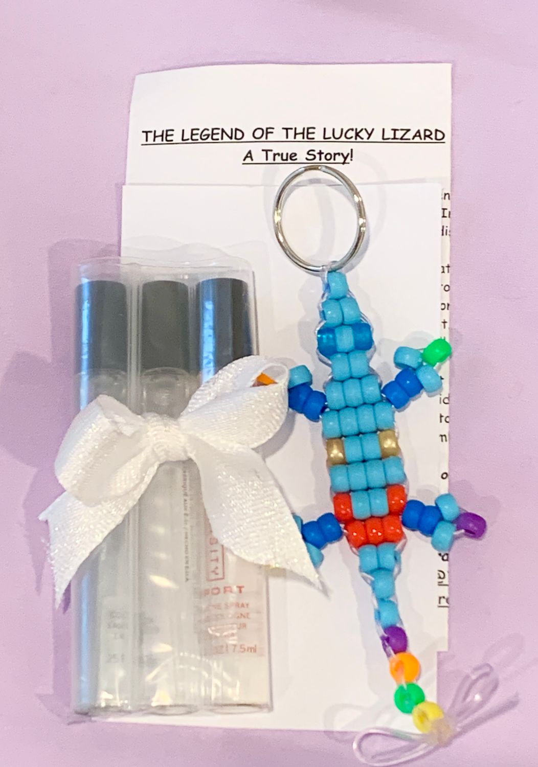 Lucky Lizard Send-A-Smile Gift Set Featuring Mary Kay Men's Fragrance Sampler