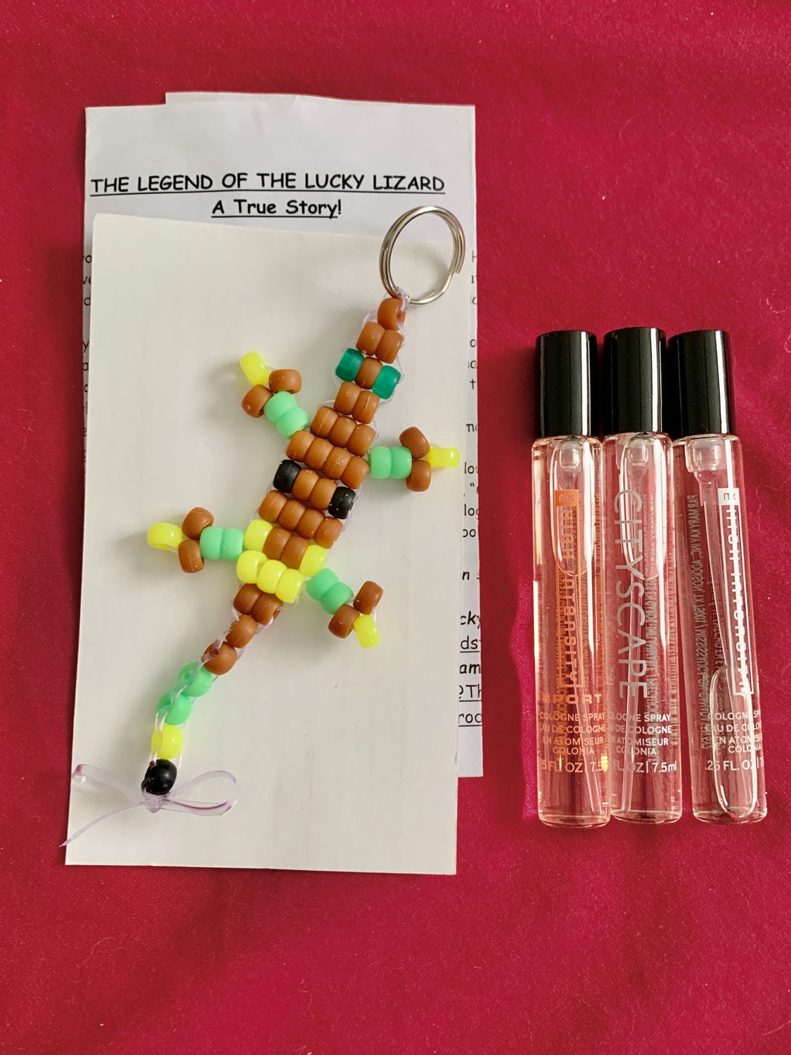 Lucky Lizard Send-A-Smile Gift Set Featuring Mary Kay Men's Fragrance Sampler