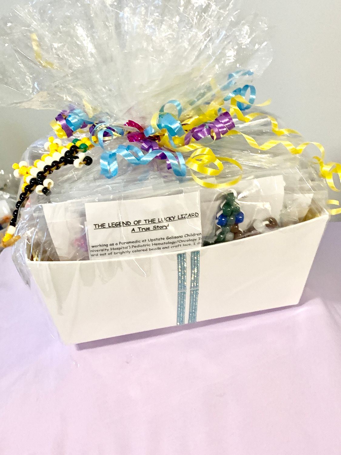 Lucky Lizard Send-A-Smile Basket - Equal Opportunity Design