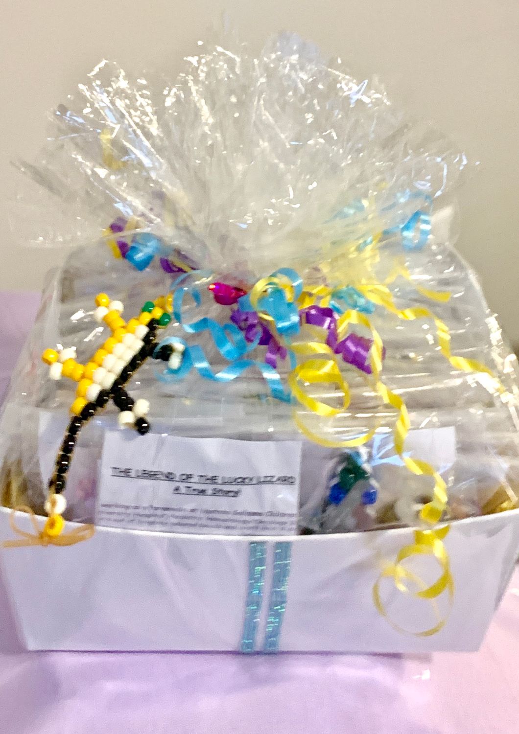 Lucky Lizard Send-A-Smile Basket - Equal Opportunity Design