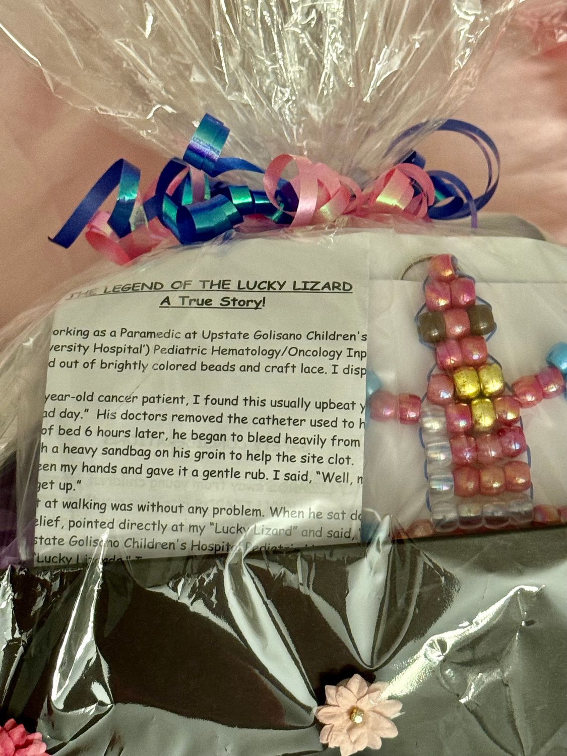 Lucky Lizard Send-A-Smile Basket - Love Is Love Design