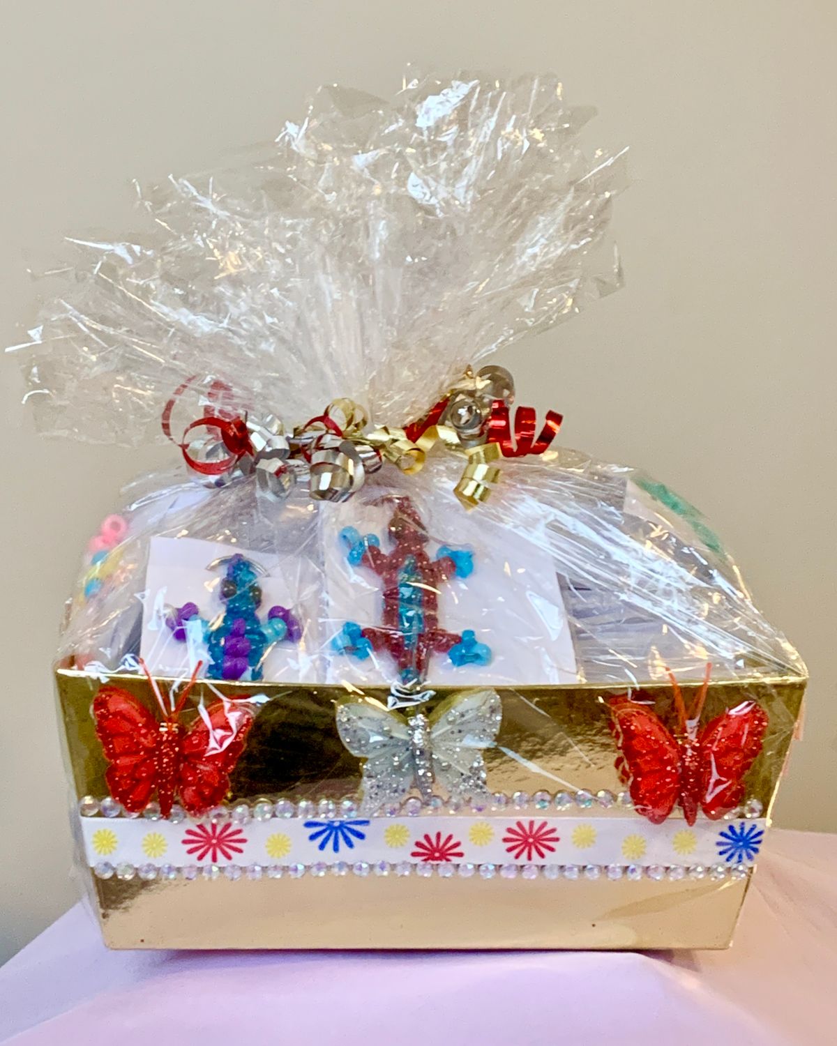 Lucky Lizard Send-A-Smile Basket - Original Design