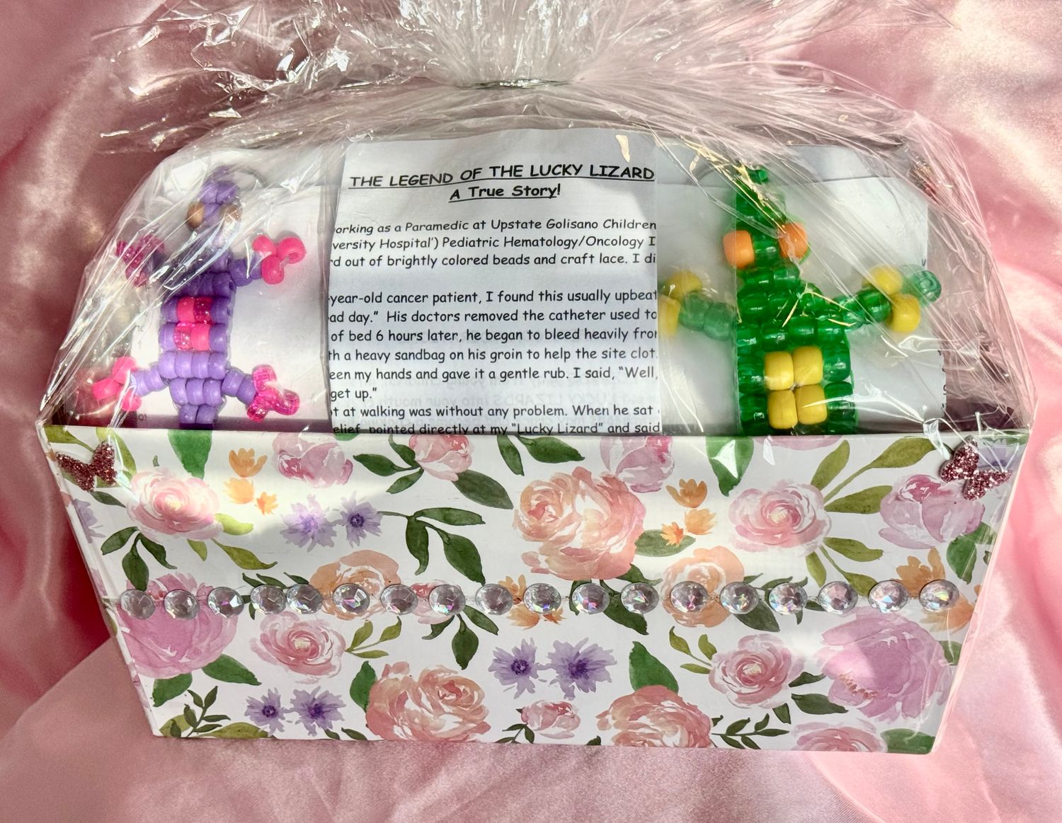 Lucky Lizard Send-A-Smile Basket - Inner Voices Design