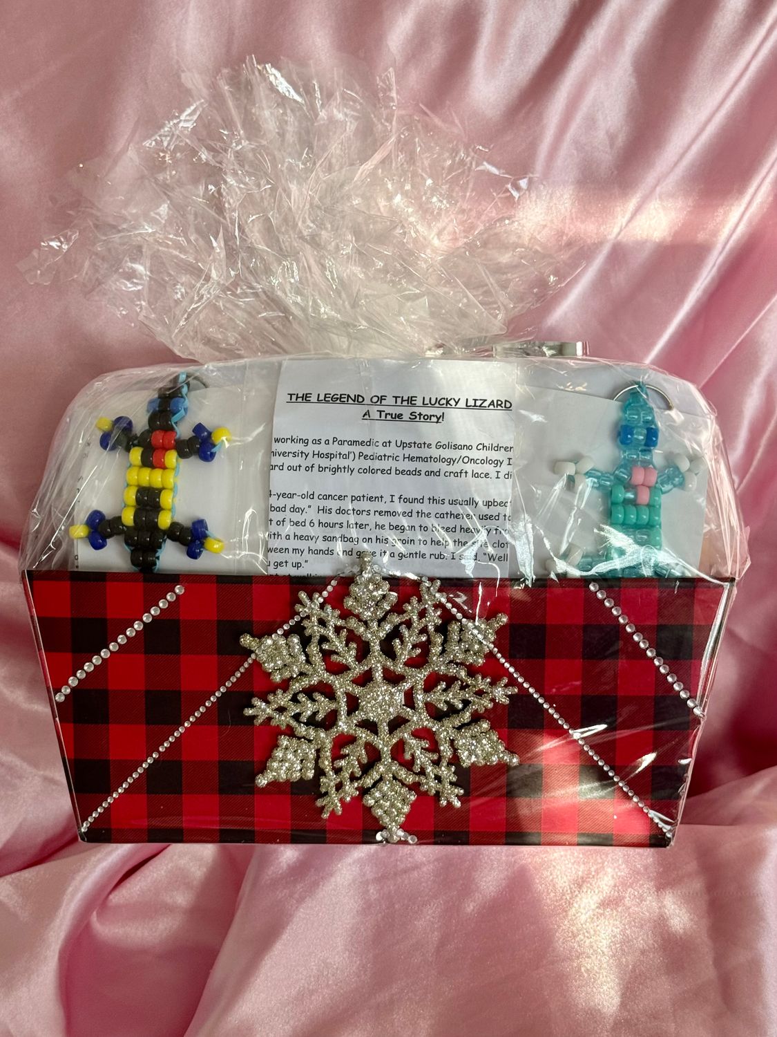 Lucky Lizard Send-A-Smile Basket- Heart Of A Hero Design