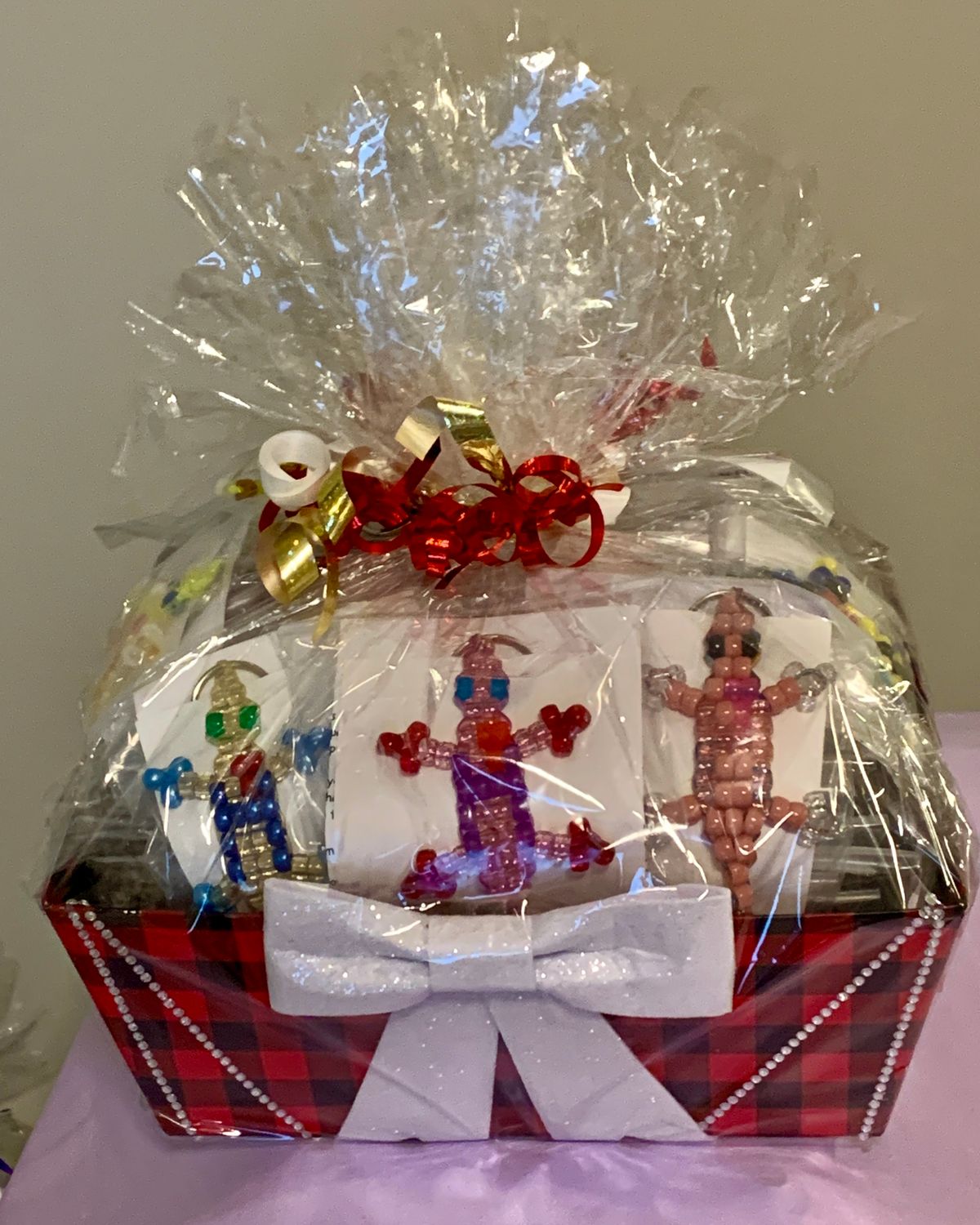 Lucky Lizard Send-A-Smile Basket- Heart Of A Hero Design