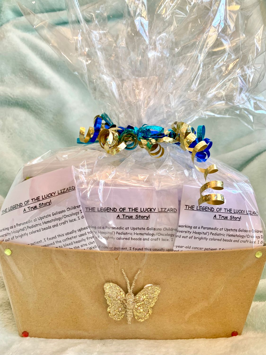 Lucky Lizard Send-A-Smile Basket - Smile Design