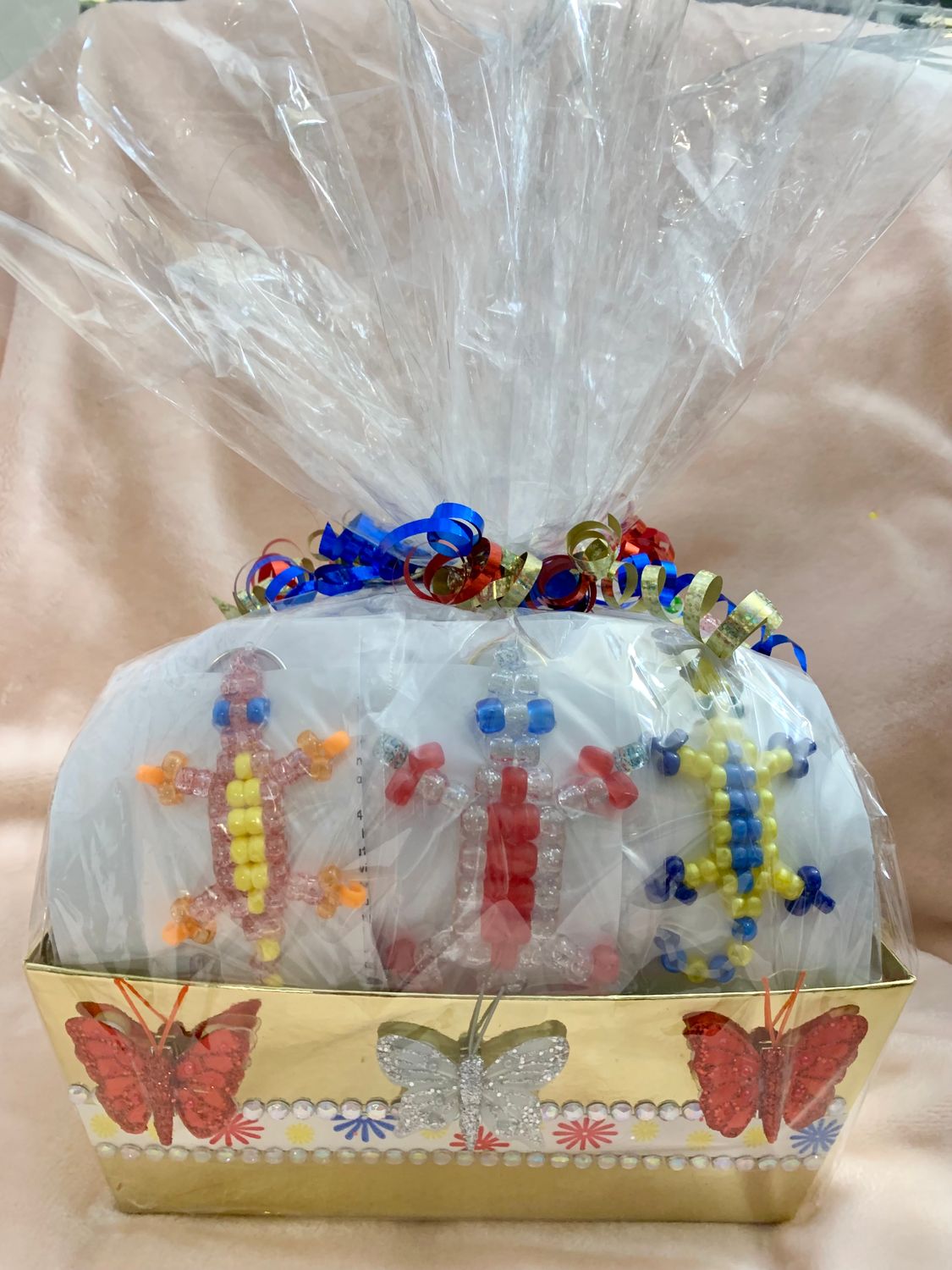 Lucky Lizard Send-A-Smile Basket - Original Design