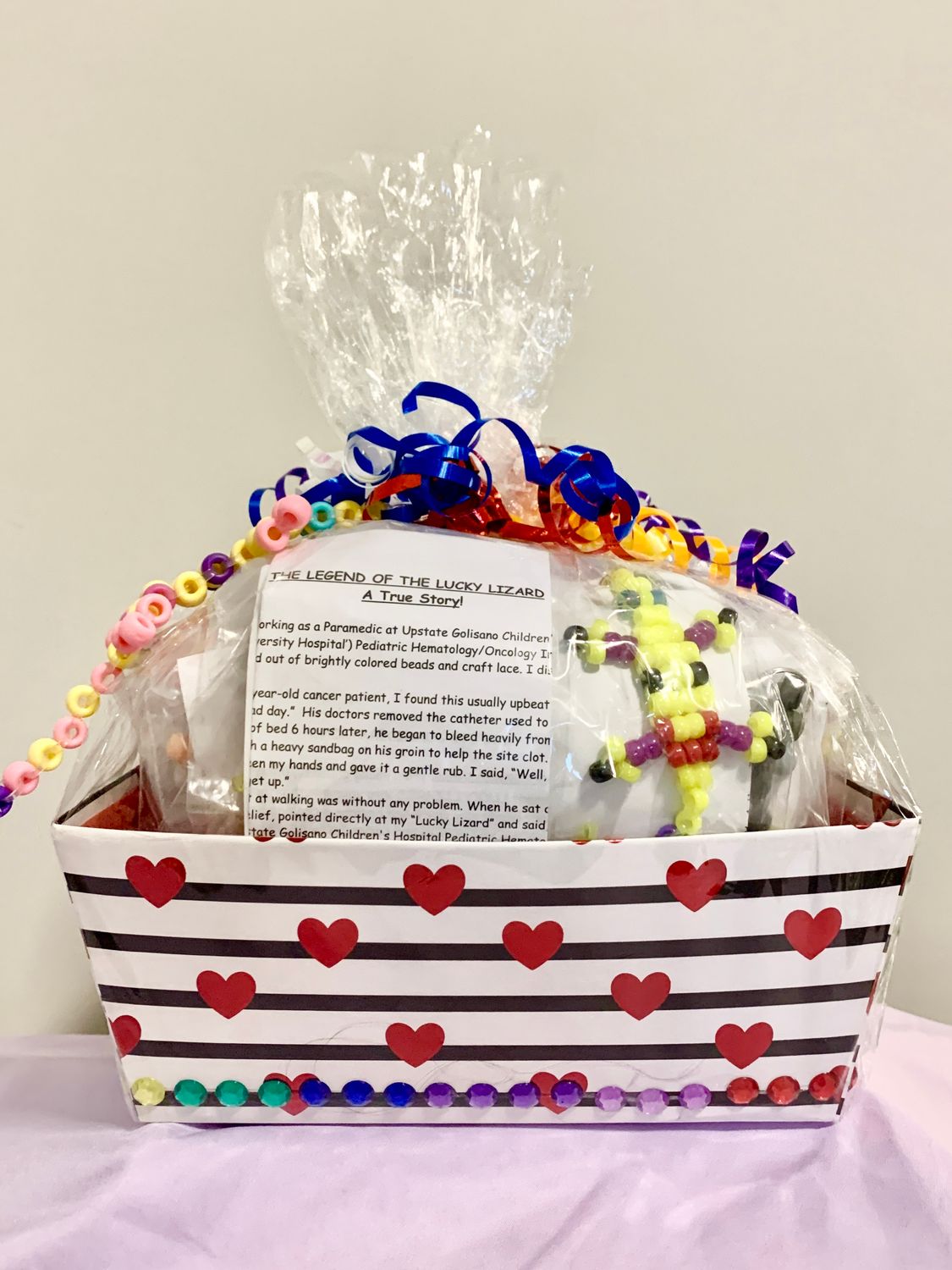 Lucky Lizard Send-A-Smile Basket - Smile Design