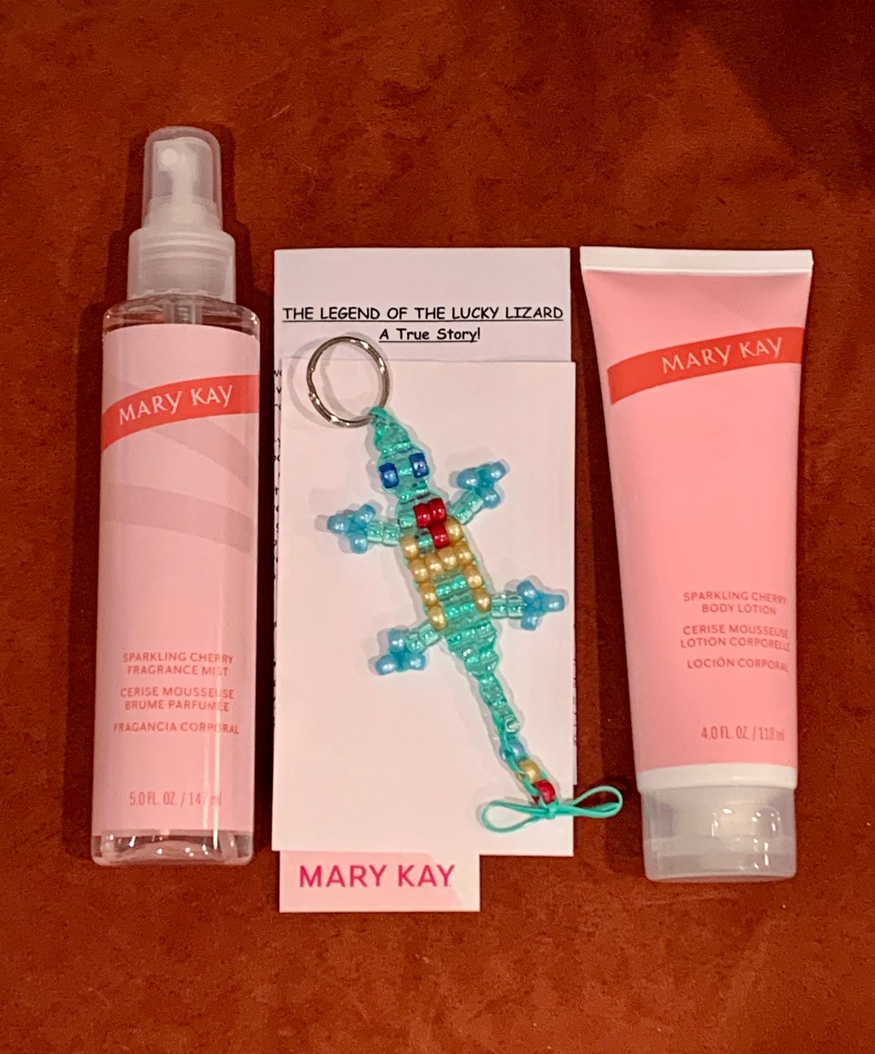 Lucky Lizard 'Emotion Lotion'  Gift Set Featuring Limited Edition Mary Kay Scented Body Lotion &amp; Fragrance Mist