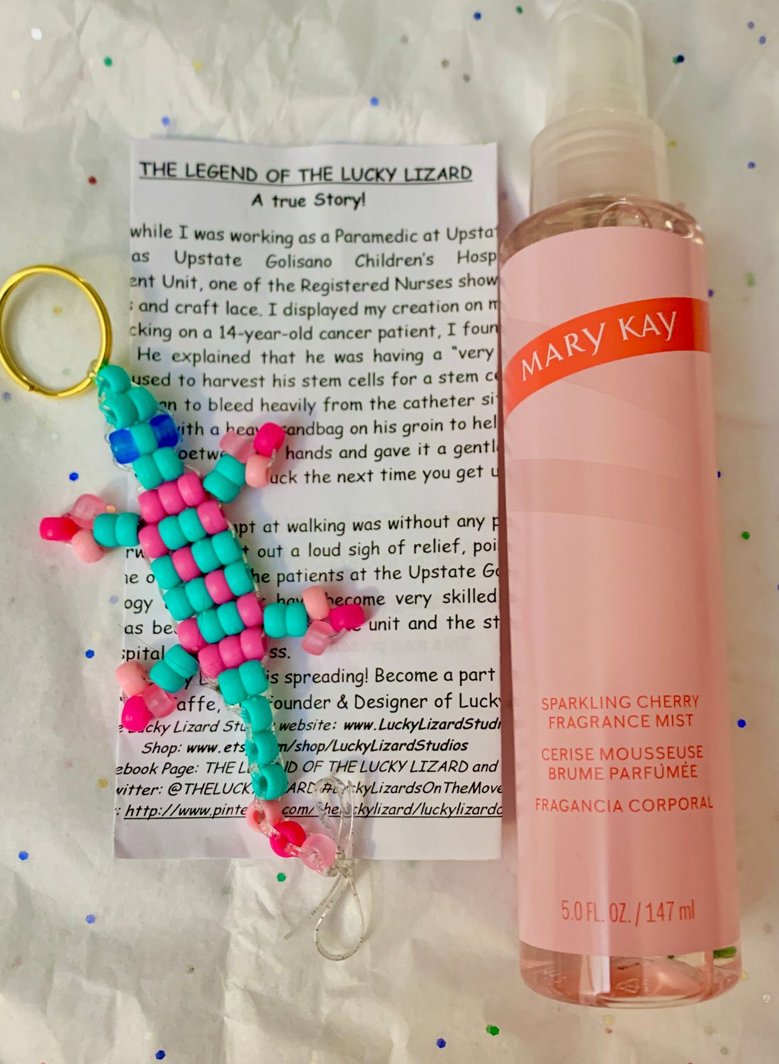 Lucky Lizard 'Emotion Lotion'  Gift Set Featuring Limited Edition Mary Kay Scented Body Lotion &amp; Fragrance Mist